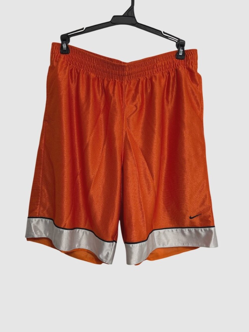 Nike Vintage Dazzle Basketball Shorts  Orange silver Shiny XL